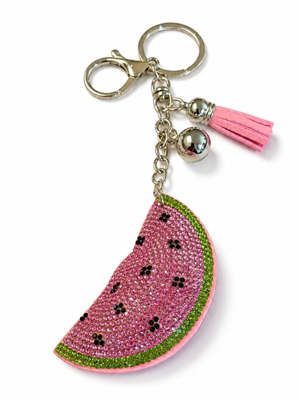 Rhinestone Watermelon Keyring bag backpack charm